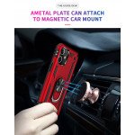 Wholesale Tech Armor Ring Stand Grip Case with Metal Plate for iPhone 12 Mini 5.4 inch (Red)